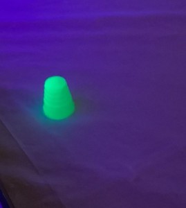 One Faux Uranium Plastic Thimble & 11 Multiple colors
