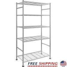Heavy Duty Metal Shelving Unit 1000lb Capacity Storage Rack Easy Assembly New