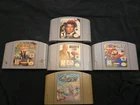 Lot Of 5 Games-Nintendo 64- Mario Kart, Goldeneye,  Cruis'n, Mario Golf-Tested