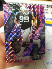 2025 Panini Mosaic - Warren Sapp #68 Camo Pink Mosaic Prizm