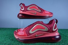 Nike Air Max 720 Shoes Youth Size 6.5Y Red Running Sneakers Athletic AQ3195-600