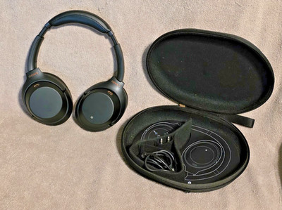 Genuine Sony WH1000XM3 Bluetooth Noise-Canceling Over-Ear Headphones w/ Google!