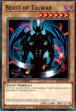YuGiOh Beast of Talwar SBCB-EN111 Common Englisch NM 1st
