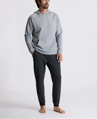 $118 FREE FLY Highmile Joggers Mens M 28x28  Black Stretch Athleisure Gym LNWOT