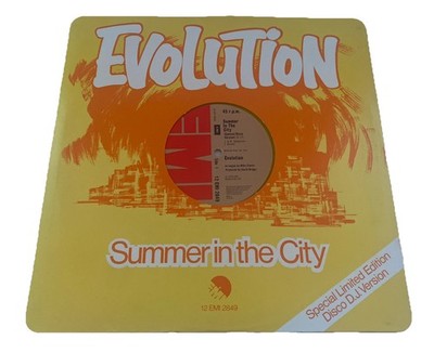 Evolution - Summer In The City 12'' Yellow Vinyl Record 12EMI2849 EMI 1978 Ex