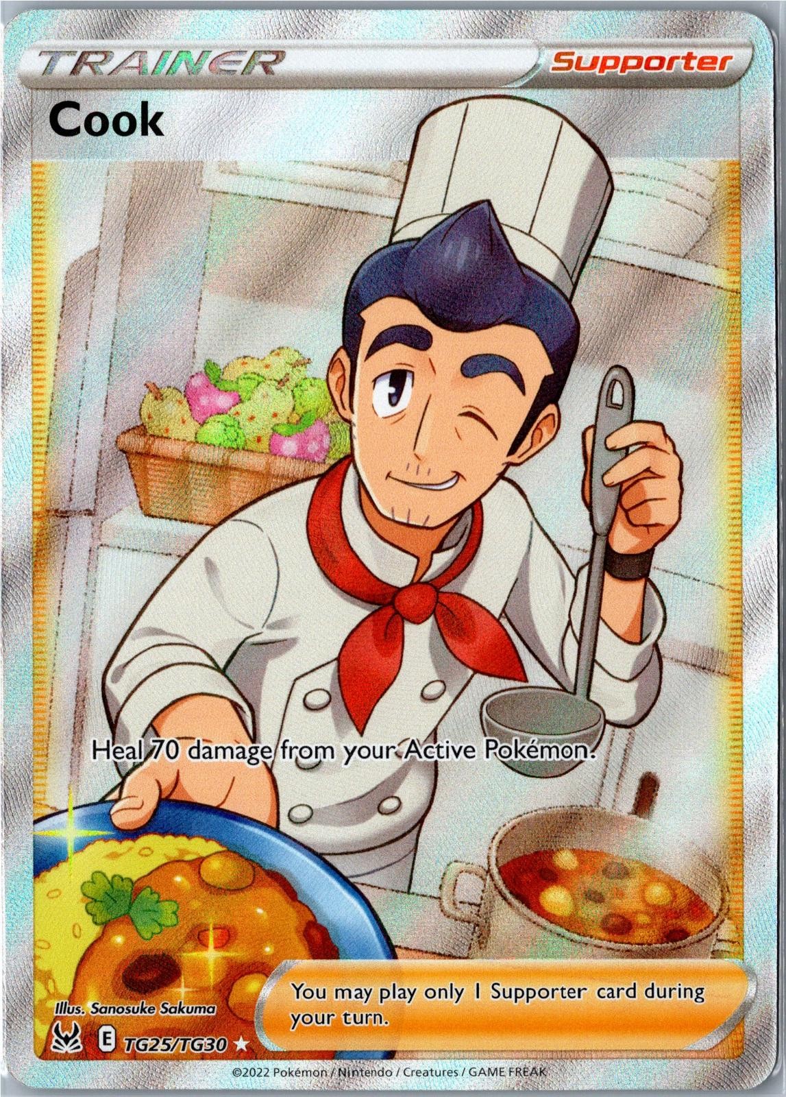 Pokemon Card - Cook TG25/TG30 Lost Origin Trainer Gallery Ultra Rare Near Mint