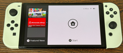 Nintendo Switch OLED Model 64GB White Handheld Console - Excellent