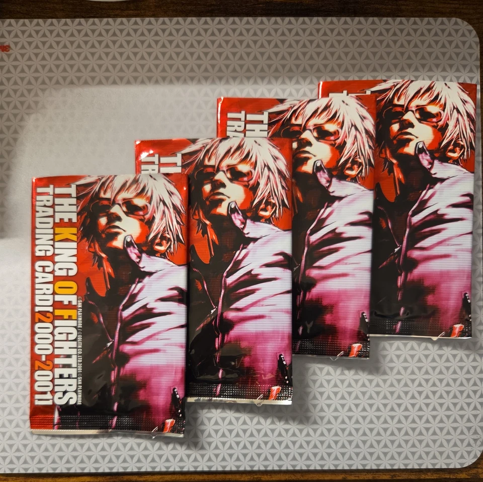 Tarjetas coleccionables The King of Fighters SNK 2000/01 edición limitada - 4 paquetes ABIERTOS  Foto 2 de 4