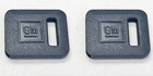 68-94 General Motors Gm Chevy Pontiac Black Cover Late Style Key 2 Square Caps