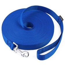 Long Dog Leash 15FT 20FT 30FT 50FT 100FT for Training, Tie Out, Play, Camping