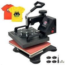 Heat Press Machine 12X10in Transfer Sublimation T-Shirt/Bag Printing Machine