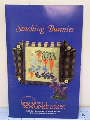THE WORKBASKET Counted Cross Stitch Chart - STACKING BUNNIES