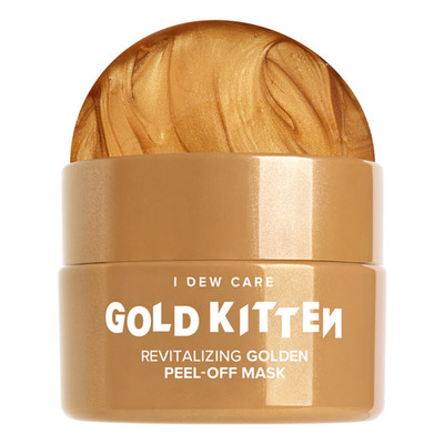 I Dew Care Gold Kitten Revitalizing Peel Off Mask 9 mL / 0.3 fl oz Travel Sz NIB
