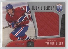 2009-10 Upper Deck Be a Player Rookie Jersey 236/250 Yannick Weber #RJ-YW 8ec