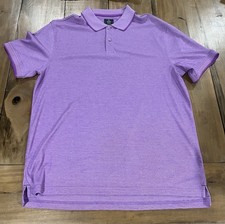 Member s Mark Men s Premium Cotton Short Sleeve Polo Shirt, Size Medium, Purple