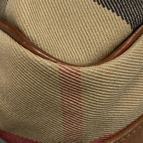 Borsa a tracolla originale BURBERRY PRORSUM beige marrone multi tela pelle - Foto 9 di 20
