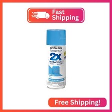 Rust-Oleum Painter's Touch 2X Ultra Cover Spray Paint, Satin Oasis Blue