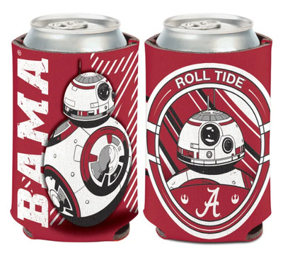 NCAA Alabama Crimson Tide BB-8 ''Roll Tide'' 12oz Can Cooler