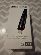 Scanmarker Air Pen Wireless Digital Highlighter Scanning WHITE - New Open Box