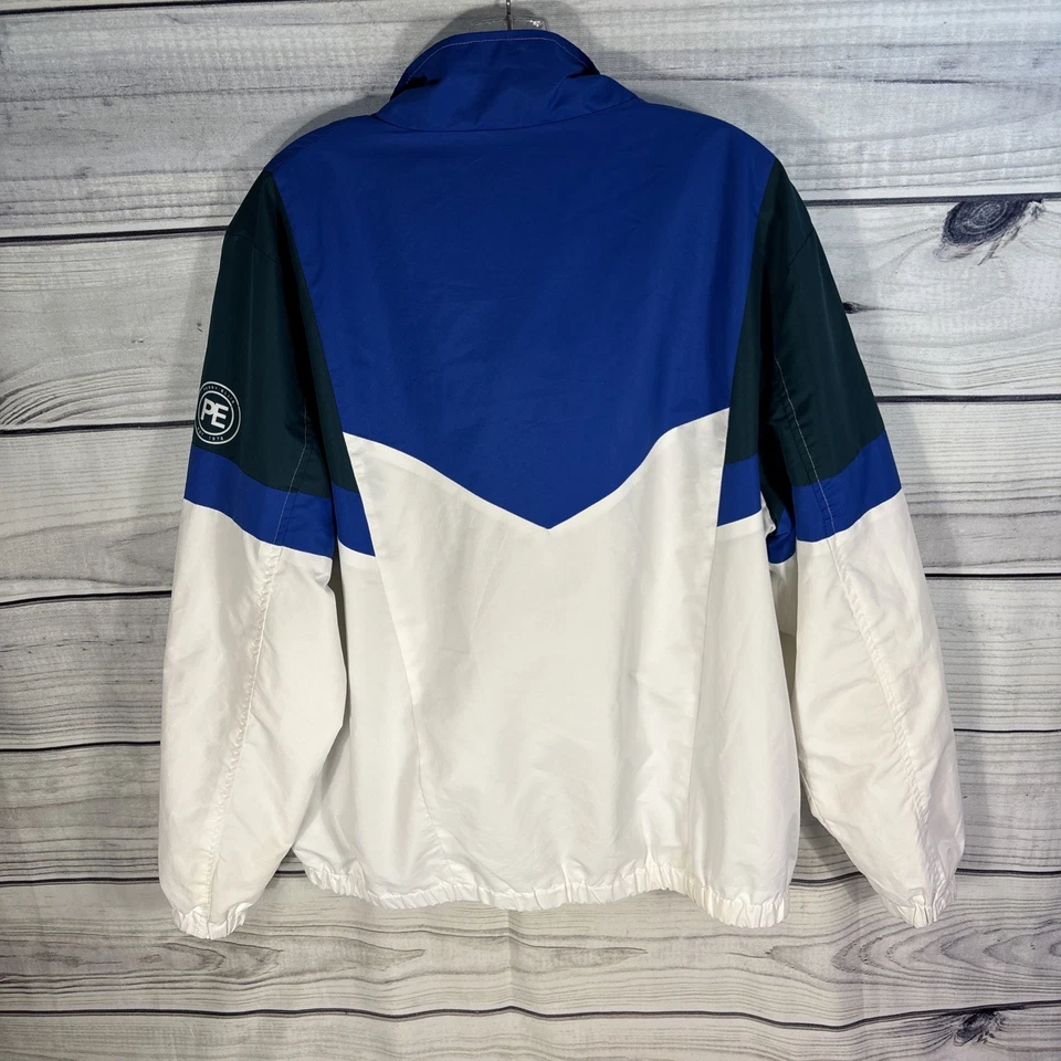 Perry Ellis Portfolio Men’s Water-resistant Windbreaker XL 80’s 90’s VTG Style - Image 2 of 4