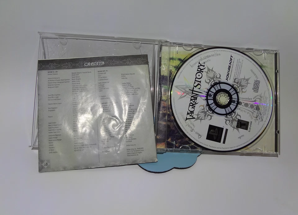 Vagrant Story (Sony PlayStation 1, 2000) CiB Tested in 2024, mild insert damage - Image 3 of 4