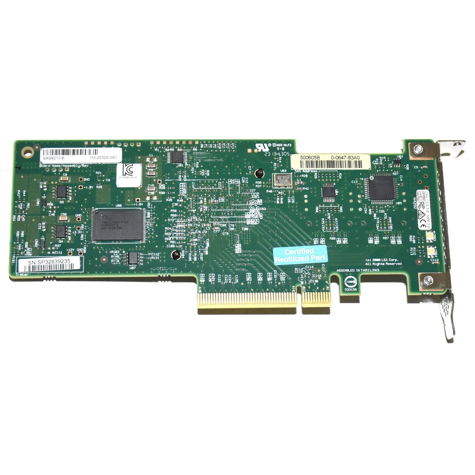 Dell LSI SAS9210-8i 8-Ports SAS SATA 6Gbps Host Bus Adapter HBA GKPW4 500605B - Image 3 of 4