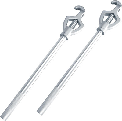 2PCS Professional Fire Hydrant Wrench, Adjustable Spanner Tool for 1-1/2'' to 3'' 