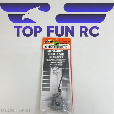 ROBART 602 90° MECHANICAL NOSE GEAR FOR .15-.40 SIZE AIRCRAFT CLASS RC AIRCRAFT