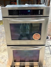 KitchenAid 30" KEBS208SS Double Electric Wall Oven w Even-Heat Convection System