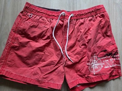 Camp David Herren Shorts L rot blau weiß 1x getragen wie Neu!
