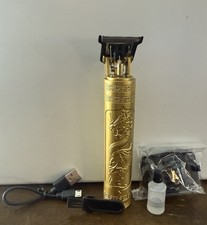 Men's Hair Clipper and Trimmer T-Blade Zero-Gapped Rechargeable Beard Shaver