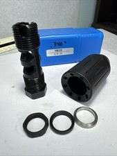 Muzzle Brake Linear 58-24 .308 7.62 Black Steel Mb220 2-34 New Muzzle Brake Linear 58-24 .308 7.62 Black Steel Mb220 2-34 New