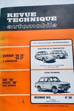 citroën DS 20, DS 21 DAF 66 VOLVO 66  1975