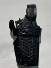 SAFARILAND  Right  Smith Wesson 45 , SS III Mid Ride Holster Basketweave