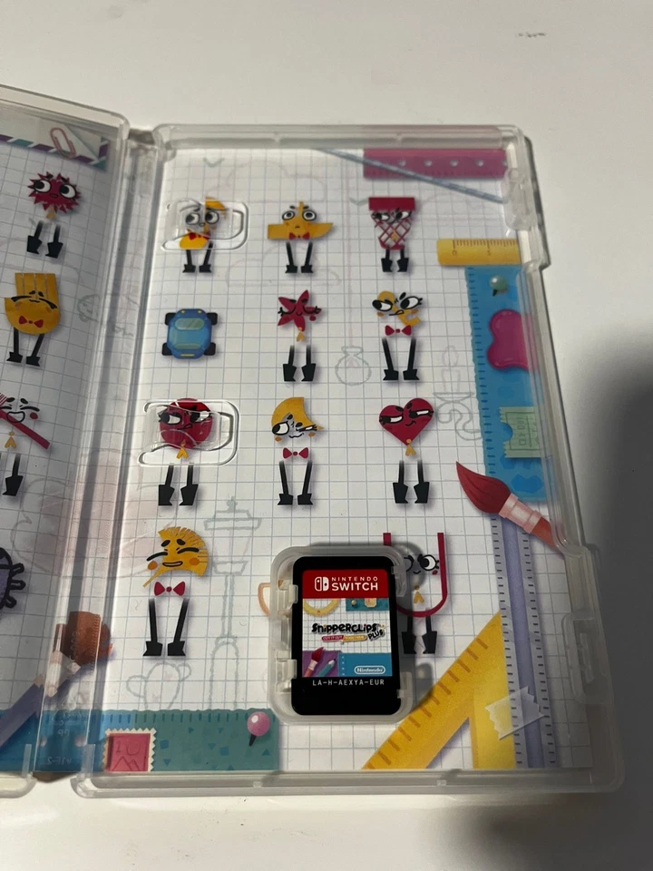 NINTENDO SWITCH : SNIPPERCLIPS PLUS : DIAMOCI UN TAGLIO - Completo, ITALIANO, foto 2 di 3