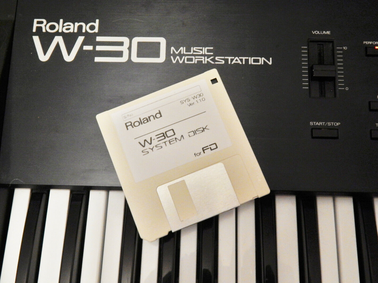 Roland w30 os disk version 1.10 for FD 
