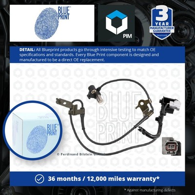 ABS Sensor Front Right ADBP710082 Blue Print Wheel Speed GJ6A4370XA GJ6A4370XB