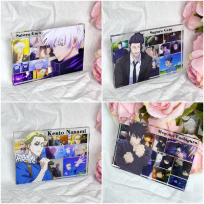 Jujutsu Kaisen Acrylic Brick Standing Sign Satoru Gojo Decorate Display Stand