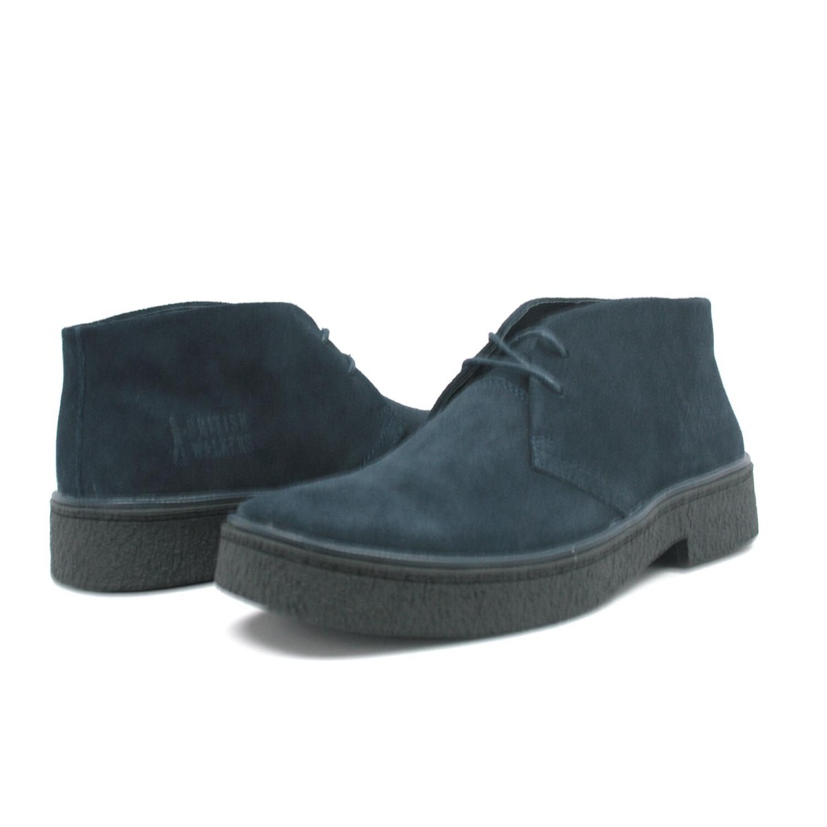 British Walker Mens Shoe Original Playboy High Top Chukka Boot Leather Blue Amazon.com | British Walkers Men main image 3