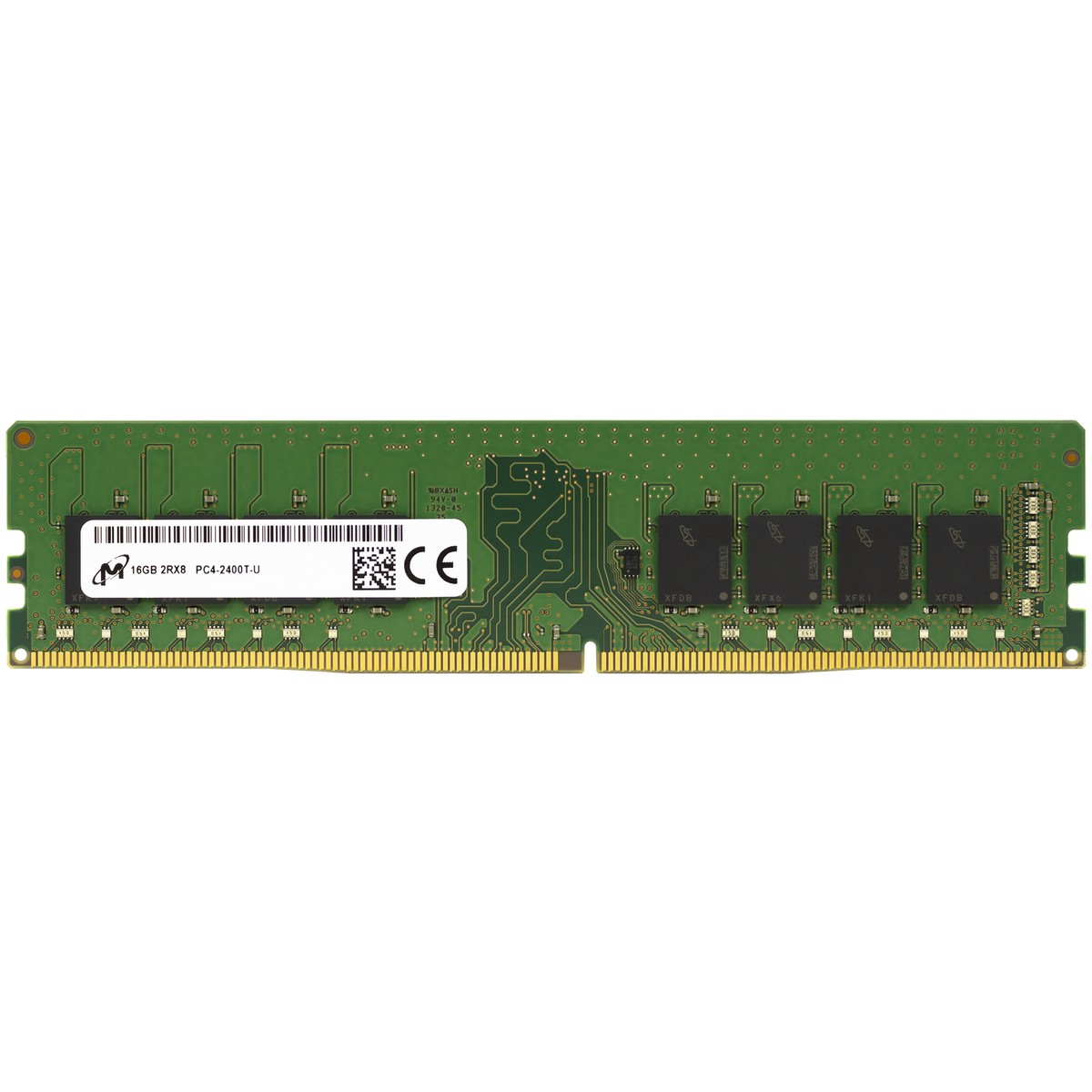 Micron 16GB DDR4 2400 MHz PC4-19200 DIMM 288-Pin 2Rx8 Desktop