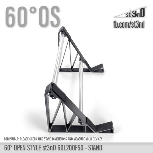 UNIVERSAL STAND for SYNTHS / CONTROLLERS / FX - 60° - Open Style - 60L200F50 - Picture 6 of 11