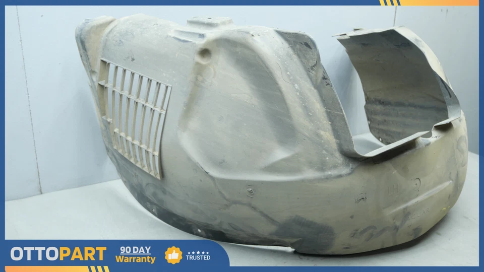 Guardabarros interior delantero izquierdo Jaguar XF 2010-2019 revestimiento protector contra salpicaduras OEM AW93-166563 Foto 4 de 4