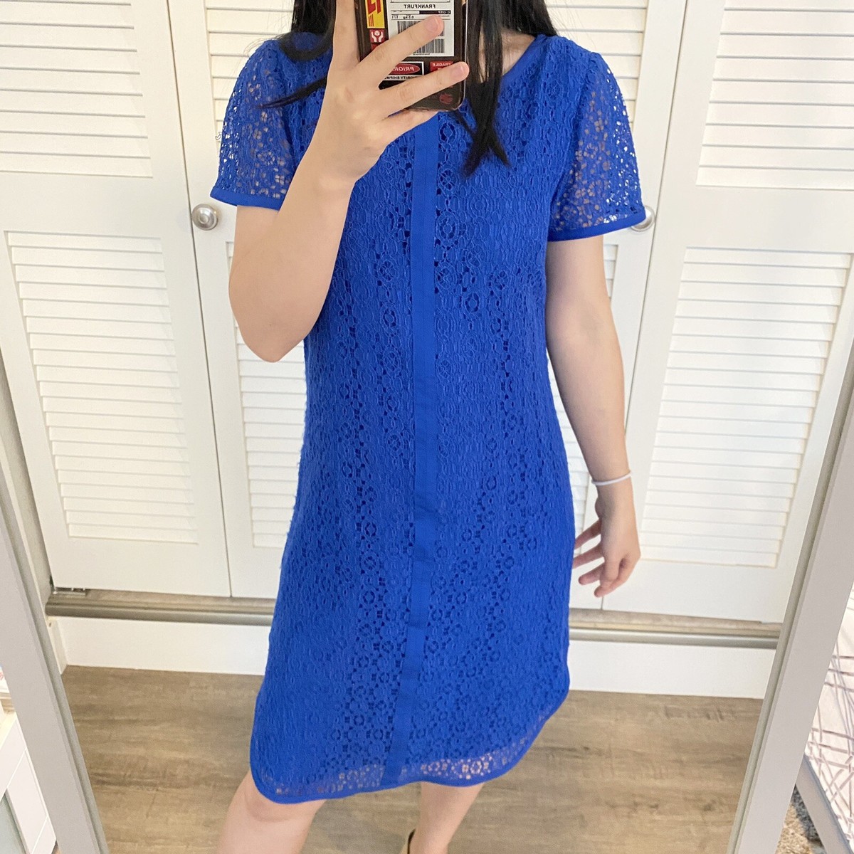 Adrianna Papell medallion lace shift dress size 4 | eBay Adrianna Papell medallion lace shift dress size 4 | eBay