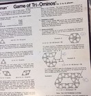 Vintage Pressman Tri-Ominos Triangle Game Dominoes In Original Box — photo 2