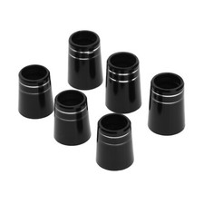10x Plastic Golf Club Ferrules for Iron Shaft- 0.350/0.370 16mm/19mm BLACK