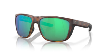 Costa Del Mar Ferg Unisex Sonnenbrille IN Landschildkröte/Polarisiert Grün 580G