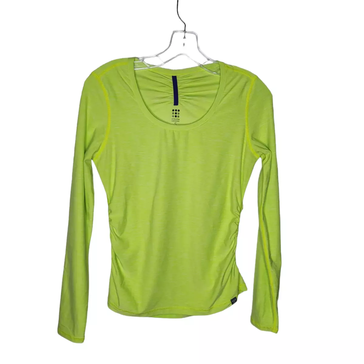 Neon green long sleeve shirt womens cheap