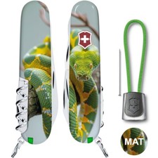 Navaja Suiza Victorinox Escalador SERPIENTE VERDE MATE Zodiaco Especial