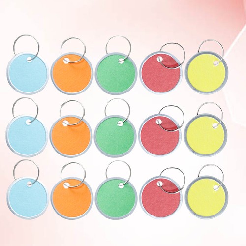 WADORN Lot De 24 étiquettes Vierges En Métal - 3 Couleurs - Étiquettes