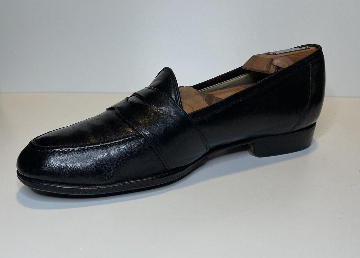 Bragano by Cole Haan 11 M Made In Italy Black Leather  display picture 1
